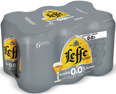 Leffe Blond 0.0% set van 6 blikjes 0,33 liter